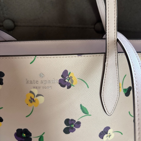 Kate Spade Dana Pansy Floral Tote Handbag - Picture 2 of 8